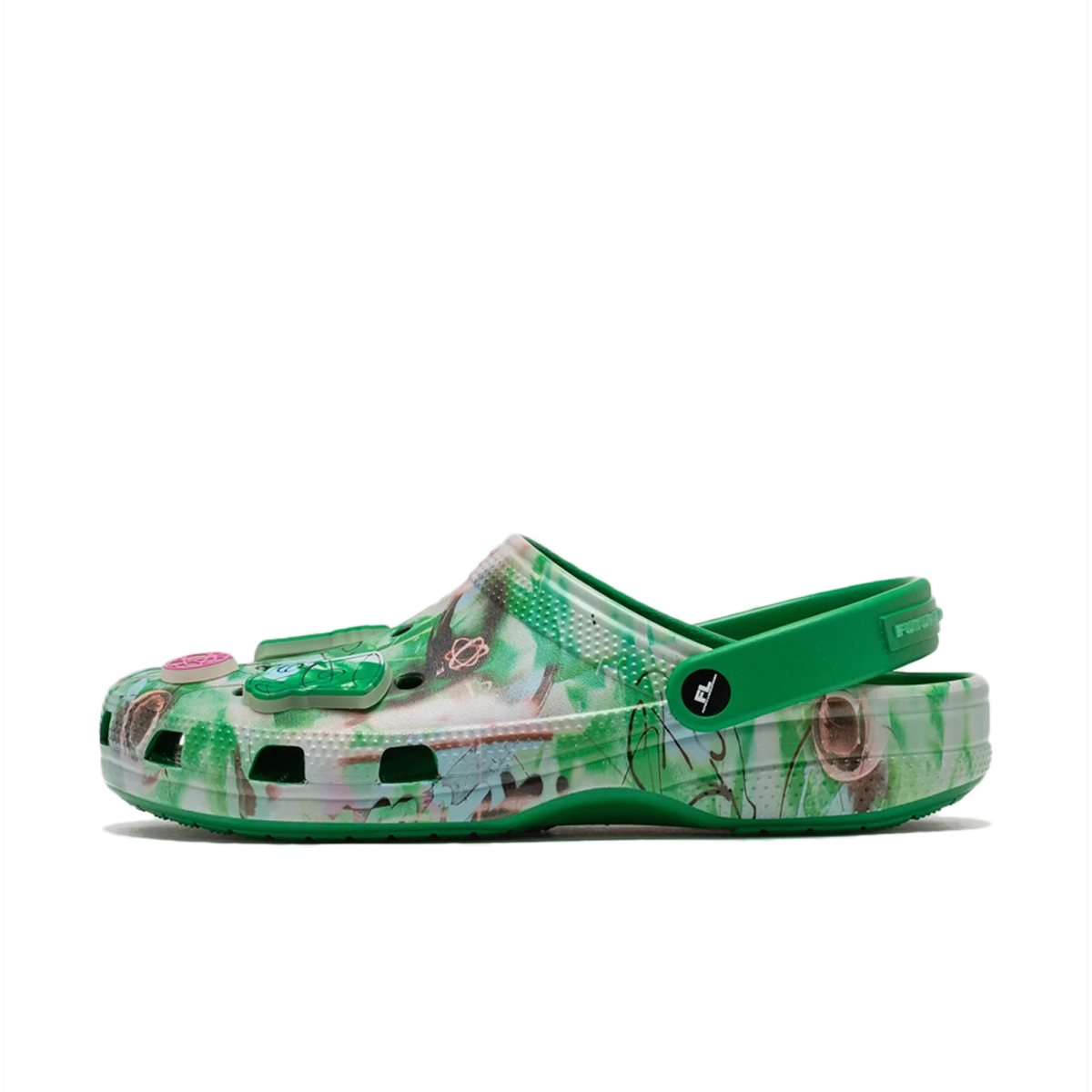 Futura Laboratories x Crocs Classic Clog 'Green Ivy' 209622-3WH