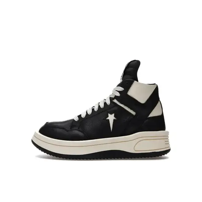 Converse TURBOWPN Mid Rick Owens DRKSHDW Black Cloud Cream