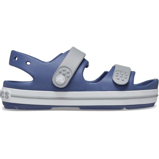 Crocs Kids Toddler Crocband™ Cruiser Sandals Bijou Blue / Light Grey