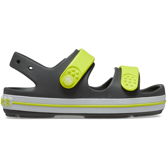 Crocs Kids Crocband™ Cruiser Sandals Slate Grey / Acidity