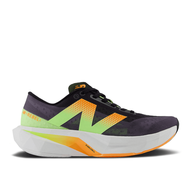 New Balance Wmns FuelCell Rebel v4 'Black White Peach'