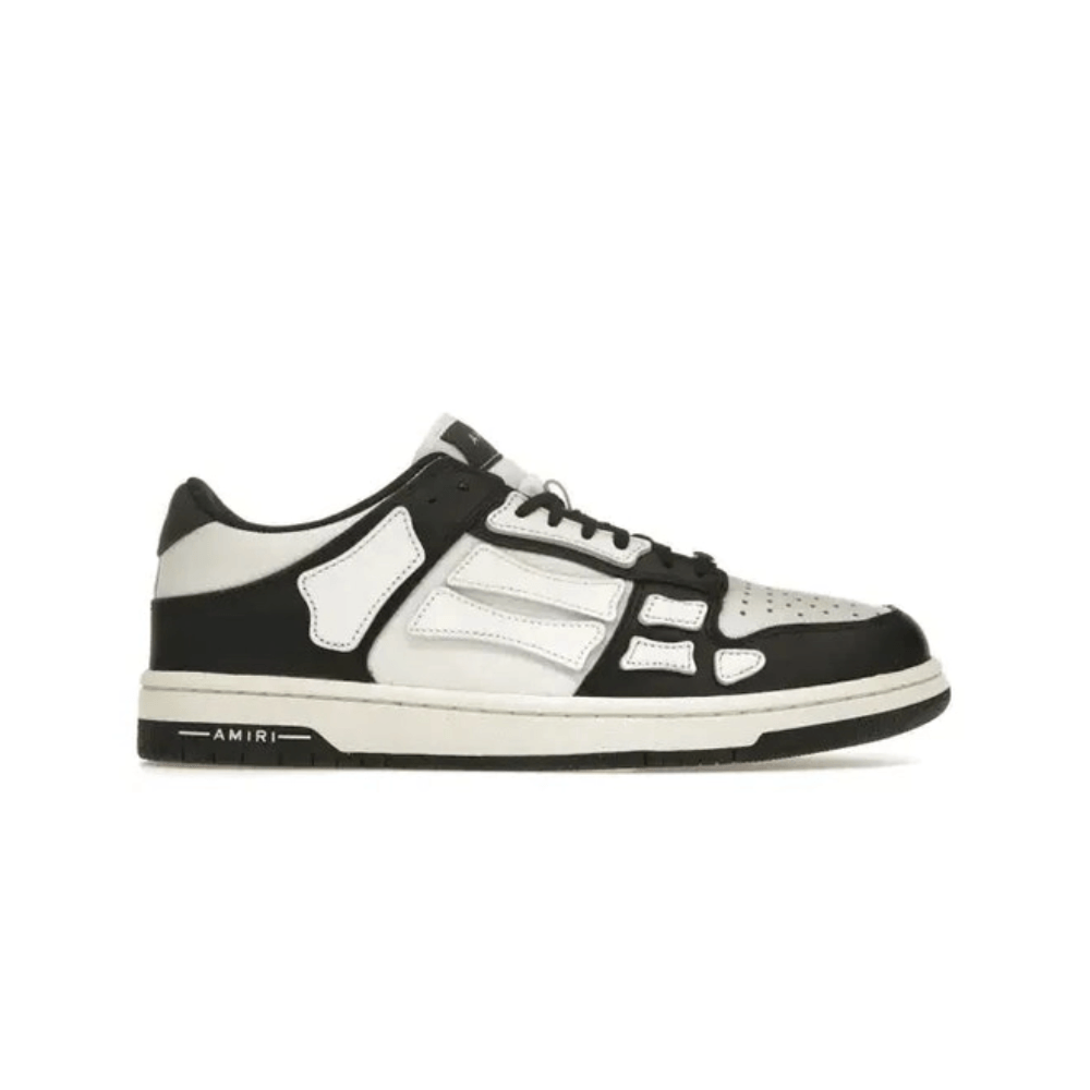 AMIRI Skel Top Low Black White