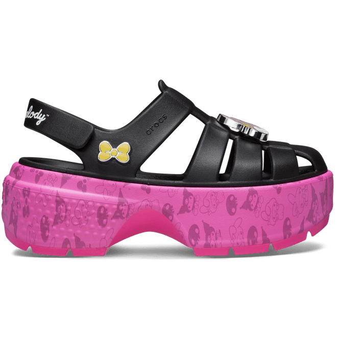 Crocs Unisex Hello Kitty® and Friends My Melody™ and Kuromi™ Stomp Sandals Multi