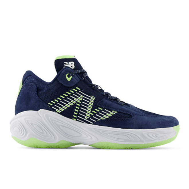 New Balance Fresh Foam BB v2 'Navy Bleached Lime Glow'
