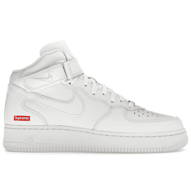 Nike Supreme x Air Force 1 Mid 'Box Logo - Triple White'
