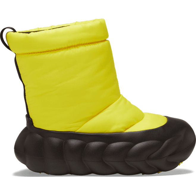Crocs Unisex OverPuff Boot Boots Cyber Yellow / Multi