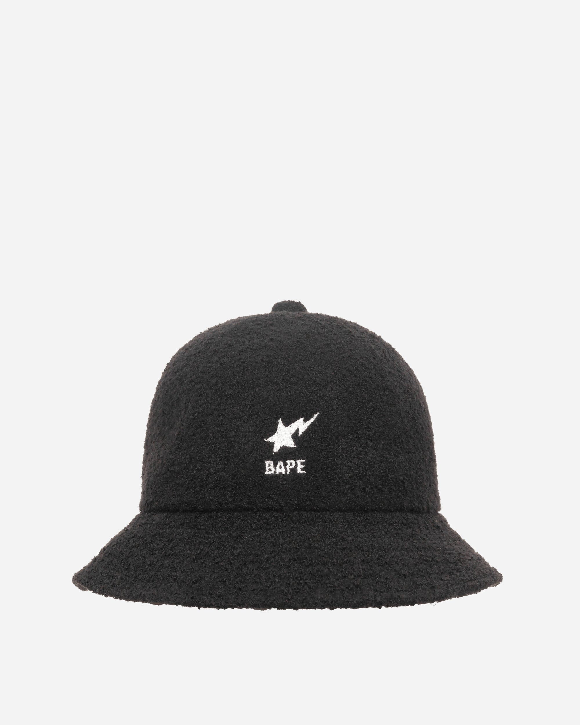 A Bathing Ape Bape Sta Pile Bucket Hat Black