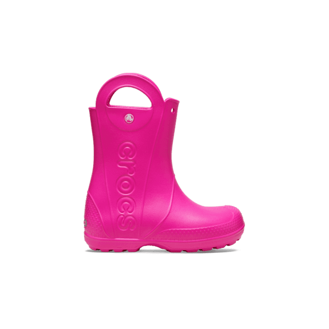 Crocs Kids Handle It Rain Boot Boots Pink Crush