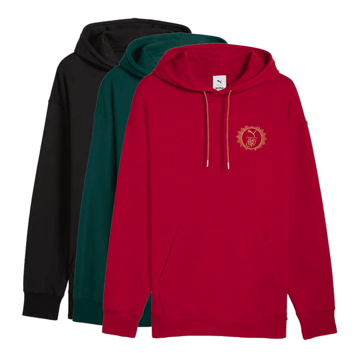Harry Potter x PUMA Hoodie 'Dark Crimson, Dark Myrtle & Black'
