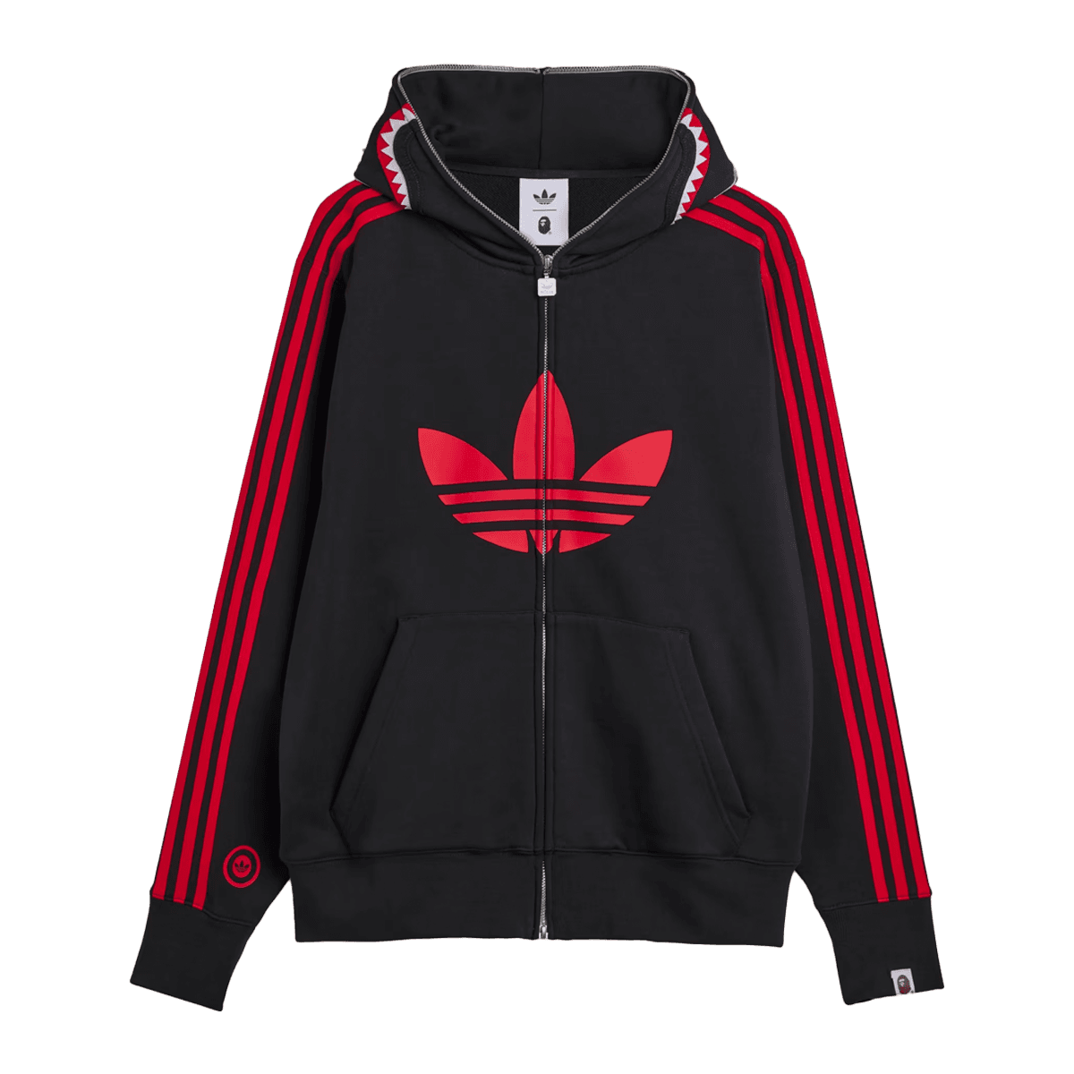 BAPE x adidas Ultimate Shark Hoodie 'Black'