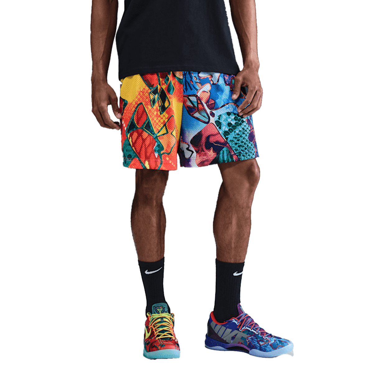Nike Kobe 6" Reversible Basketball Shorts 'Multi' - What The Kobe Collection'