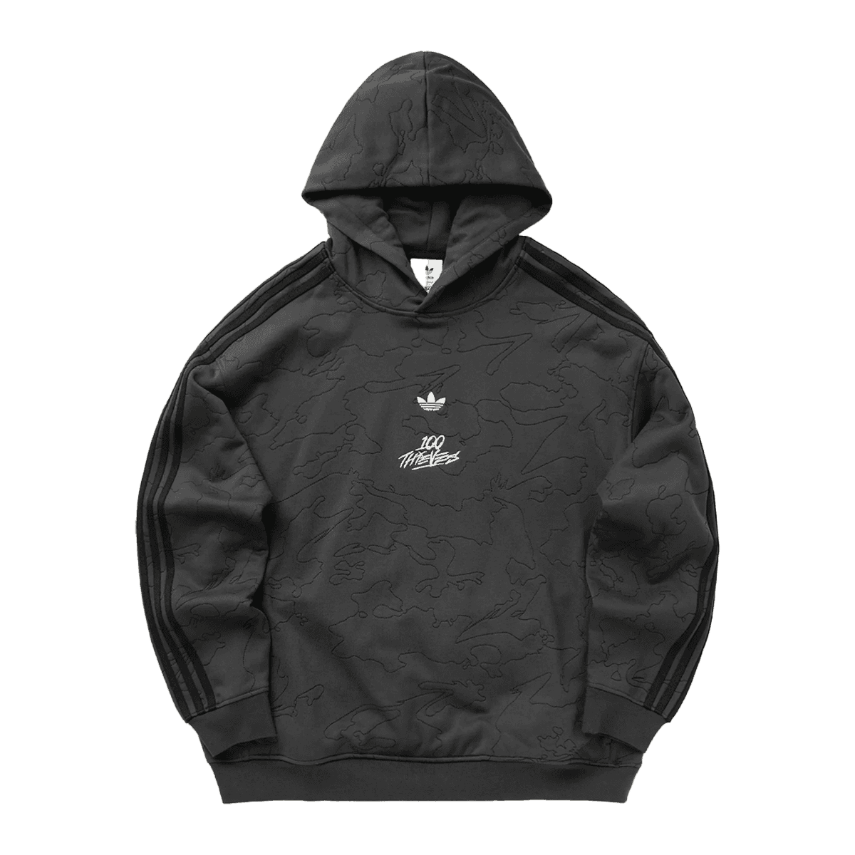 100 Thieves x adidas Hoodie 'Carbon'