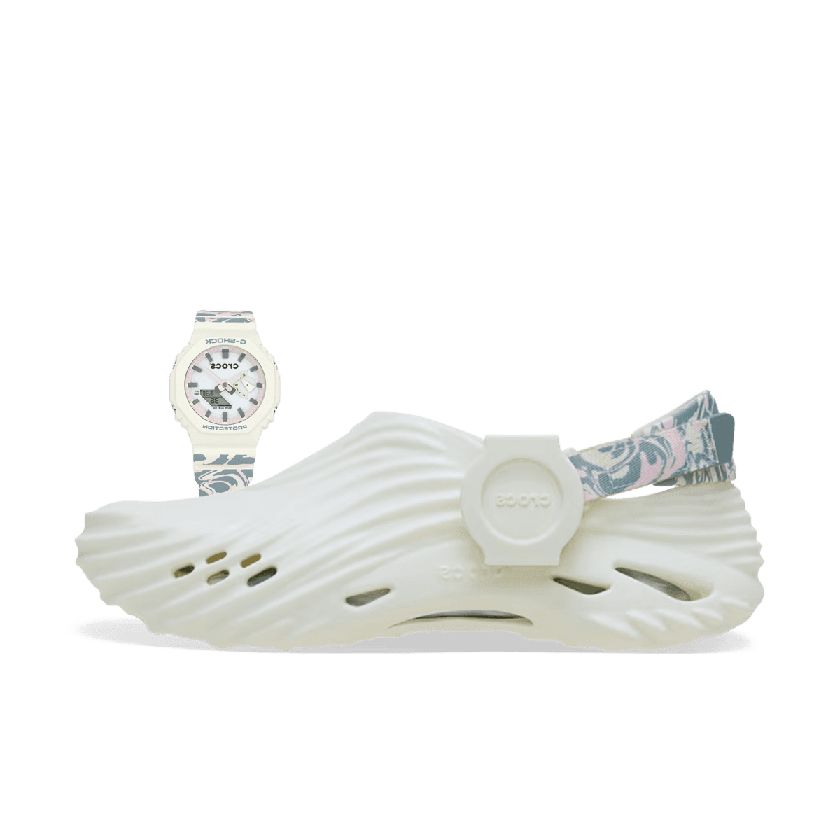 G-SHOCK x Crocs Echo Wave 'White' - Bundle