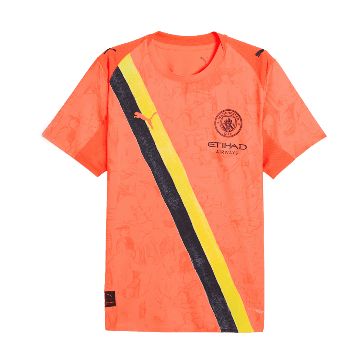 KidSuper x PUMA Manchester City Authentic Jersey 'Neon Sun'