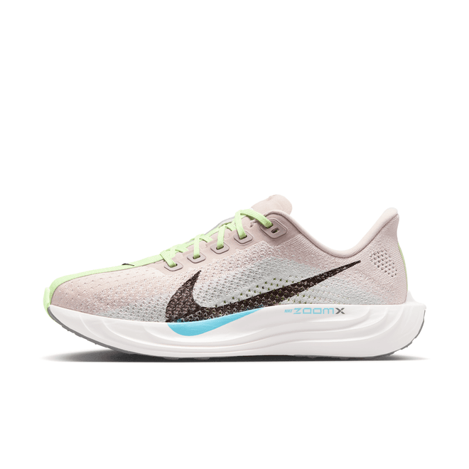 Nike Zoomx Pegasus Plus Silt Red Barely Volt Platinum Tint Black (women's)
