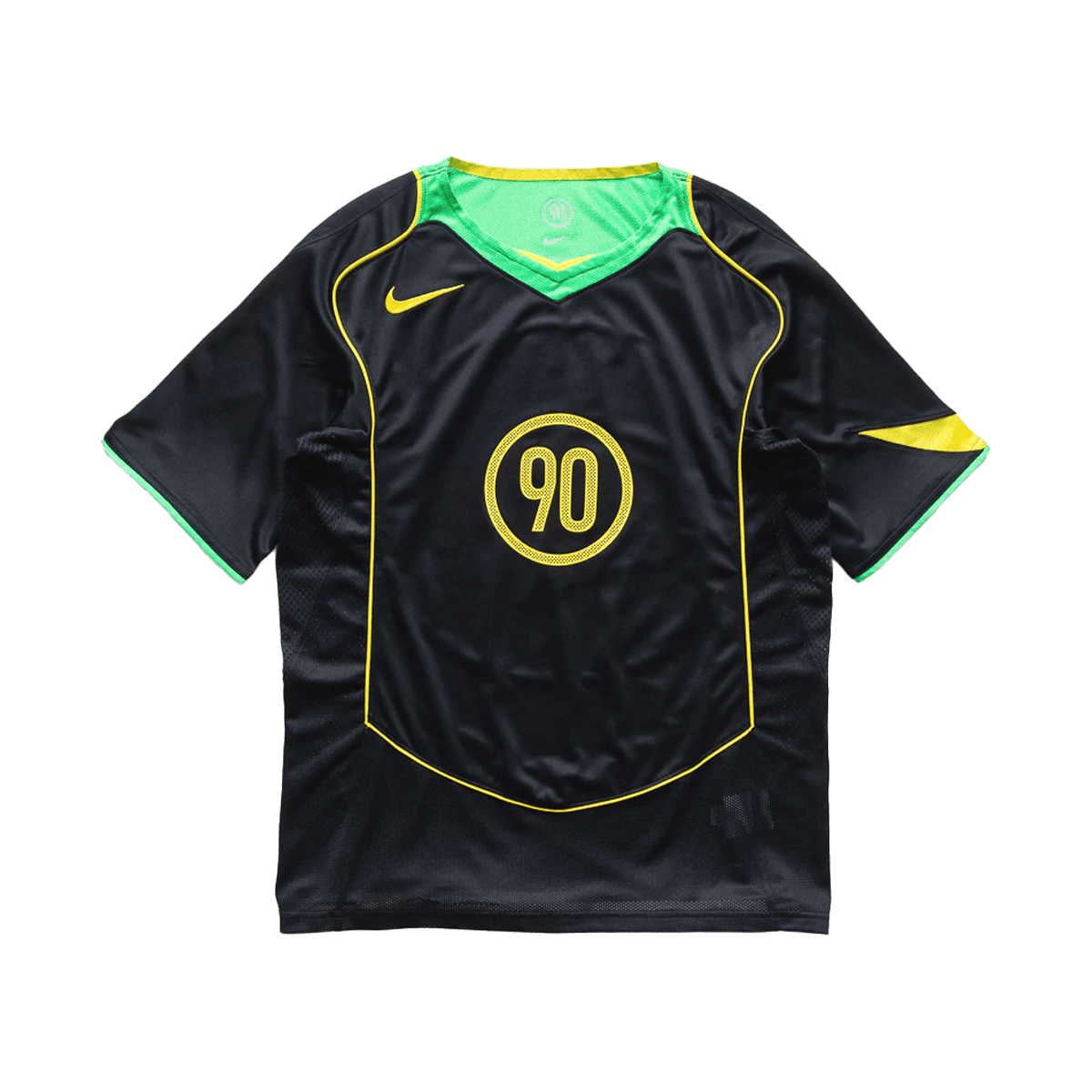 Nike Total 90 Soccer Jersey 'Black & Green'