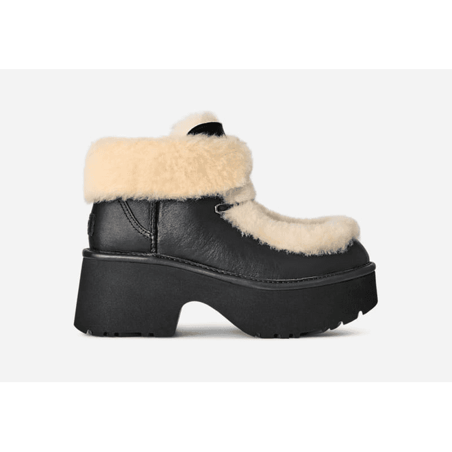 UGG® Classic Esmee Leather Lace Up Boot Black