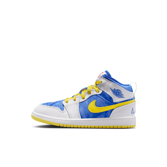 Jordan 1 Mid Sneaker School Be Tall In Your Thinking (ps)