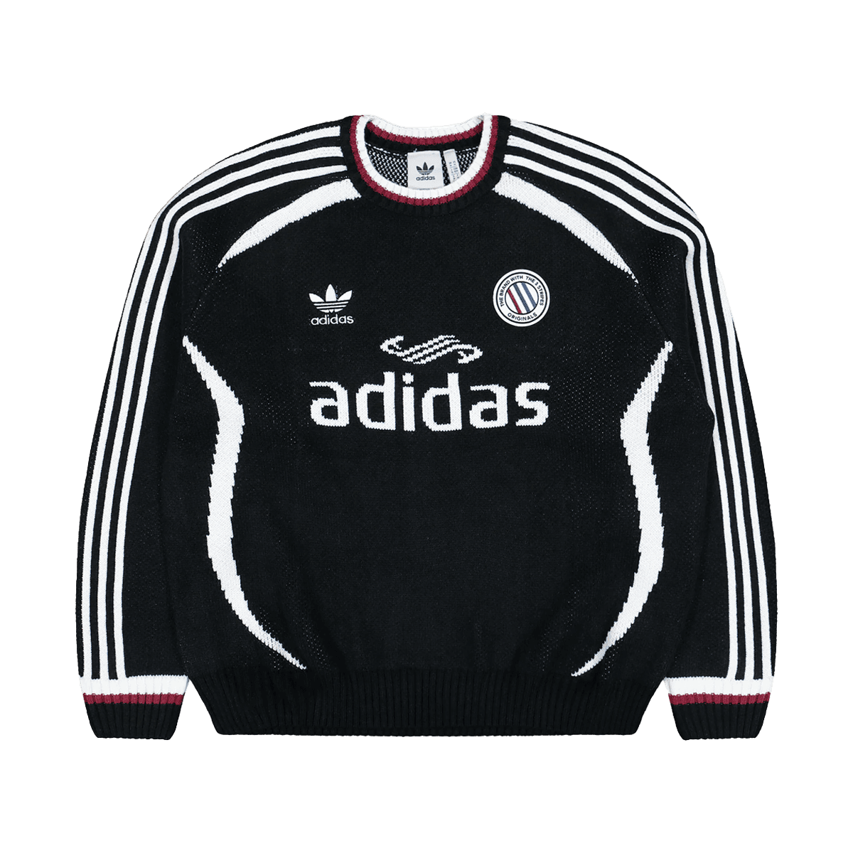 adidas Adicolor Blokecore Crew 'Black'