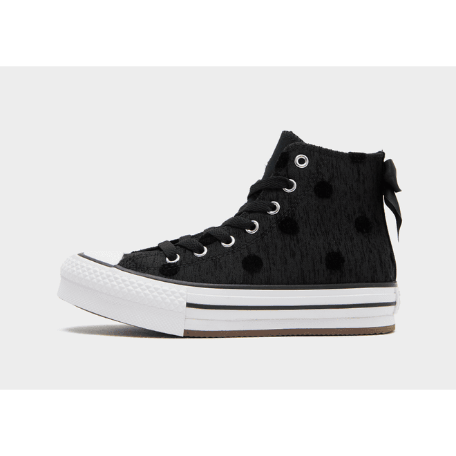 Converse Chuck Taylor All Star Lift Platform Polka Dot & Bow