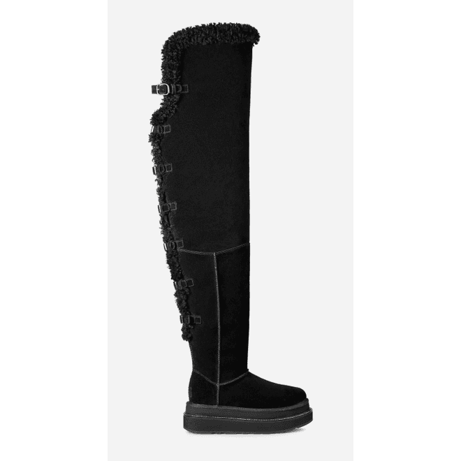 UGG® sacai Thigh High Boot Black