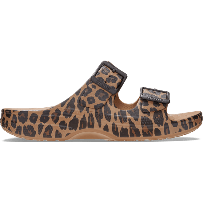Crocs Women Saturday Animal W SLd Sandals Sepia/Leopard