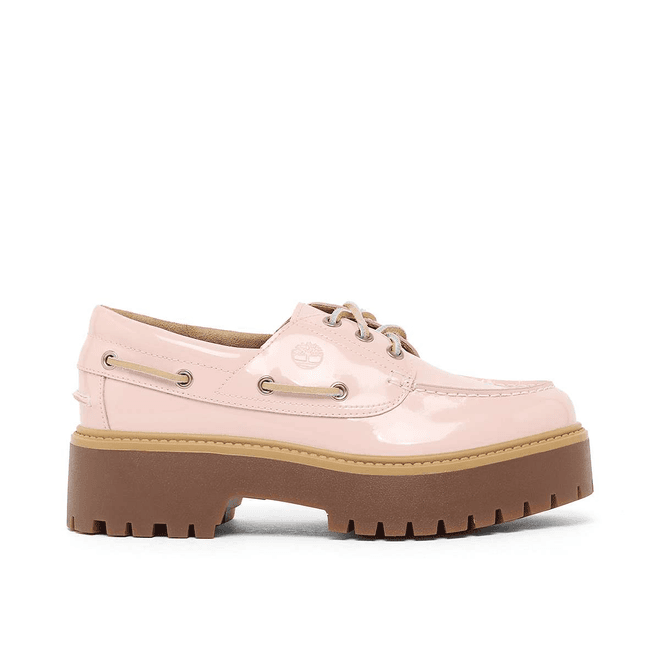 Timberland Wmns Stone Street Boat Shoe Patent Leather Fashion