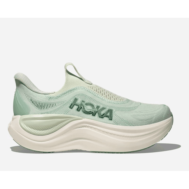 HOKA Skyward Laceless Recovery Sea Glass