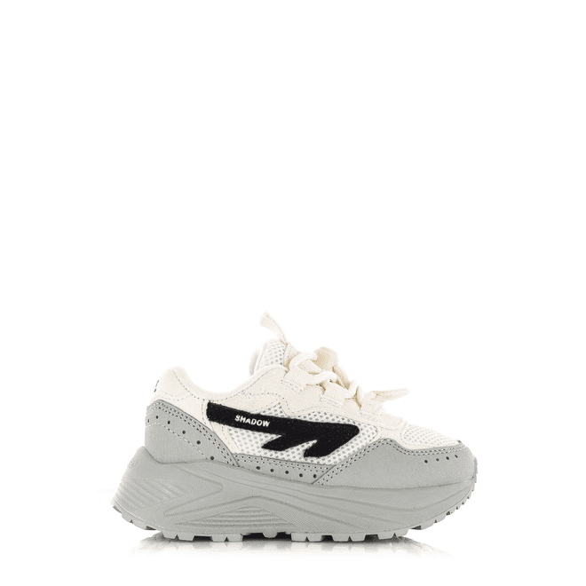 Kids Shadow Lace Gardenia/black Suede Kinderen