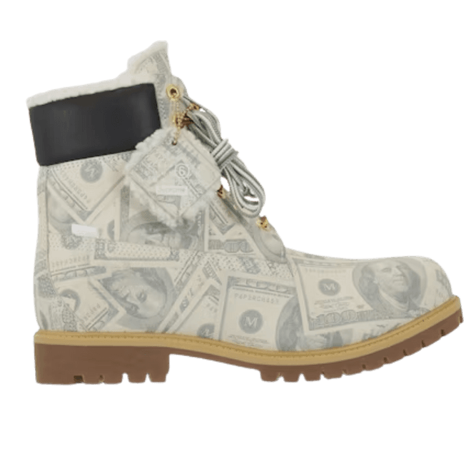 Timberland 6" Premium Waterproof Boot Supreme x MM6 Maison Margiela $100 Bills