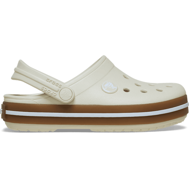 Crocs Kids Toddler Crocband Gum Clogs Summit White