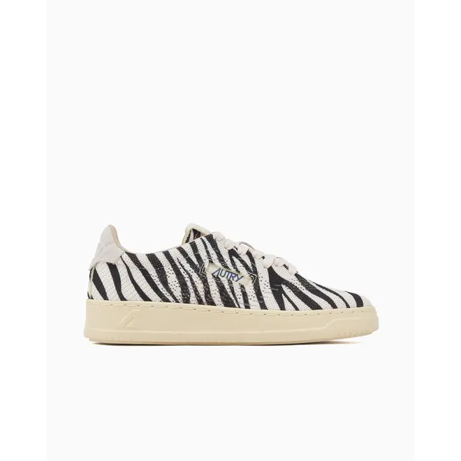 Autry Women's Medalist Easeknit Low "Zebra Print"