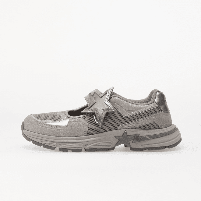 A Bathing Ape Shark Sta Mary Jane 1 Silver