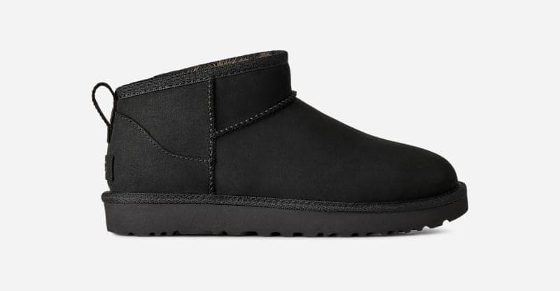 UGG® Classic Ultra Mini Nubuck Boot 'Black'