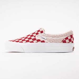 Vans LX Classic Slip-On 98 Engineered Knit Red/Marshmallow