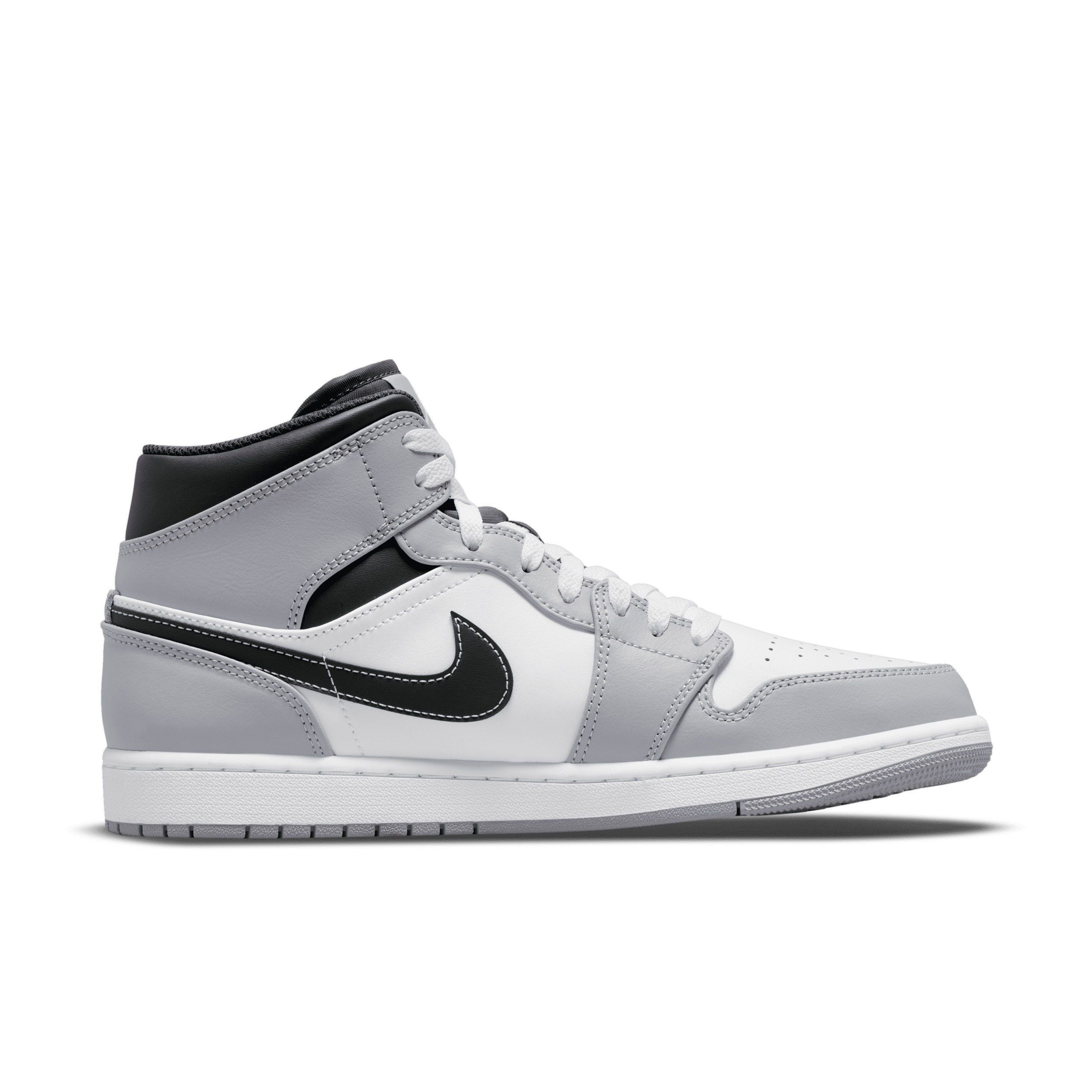Air Jordan 1 Mid 'Light Smoke Grey' 554724-078