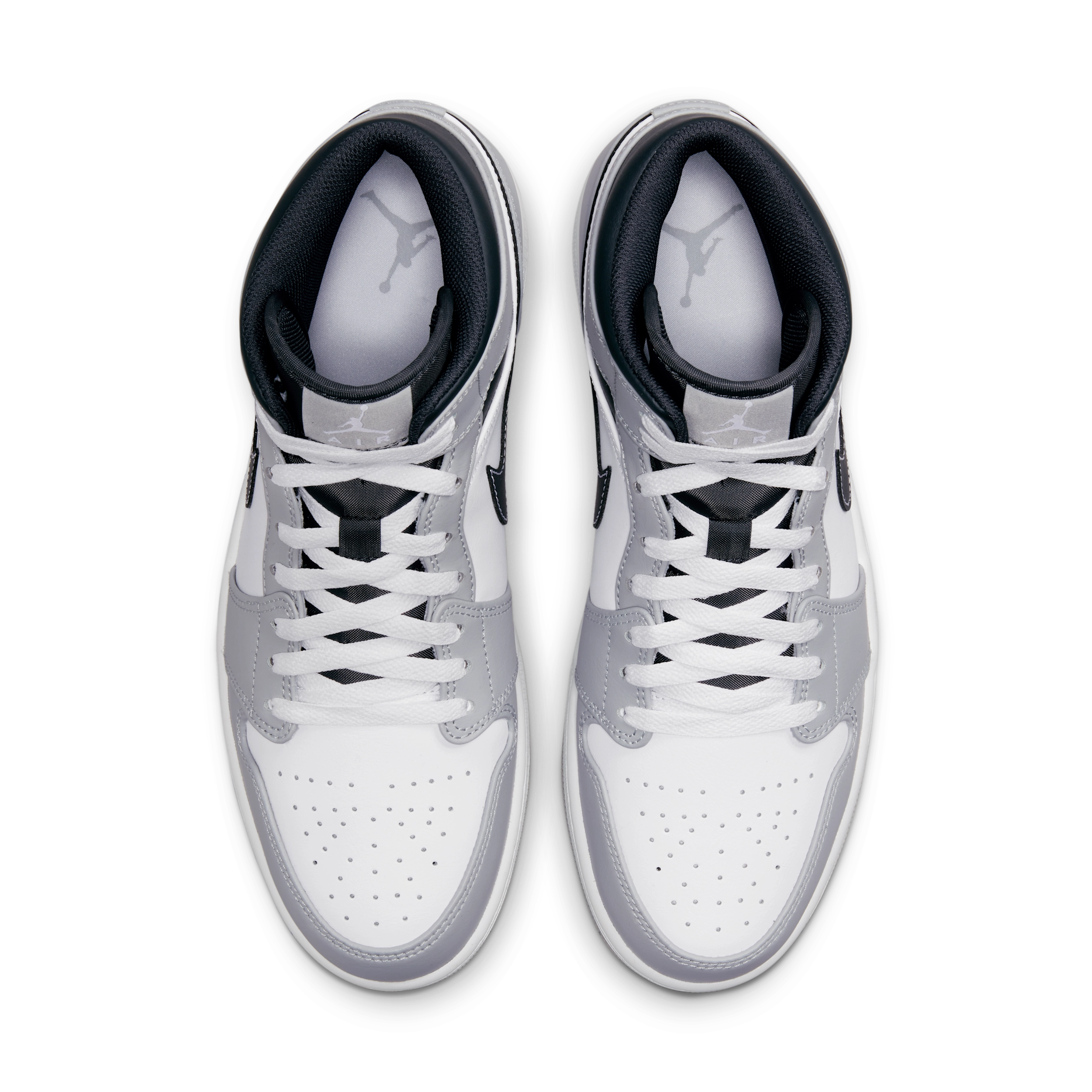 Air Jordan 1 Mid 'Light Smoke Grey' 554724-078
