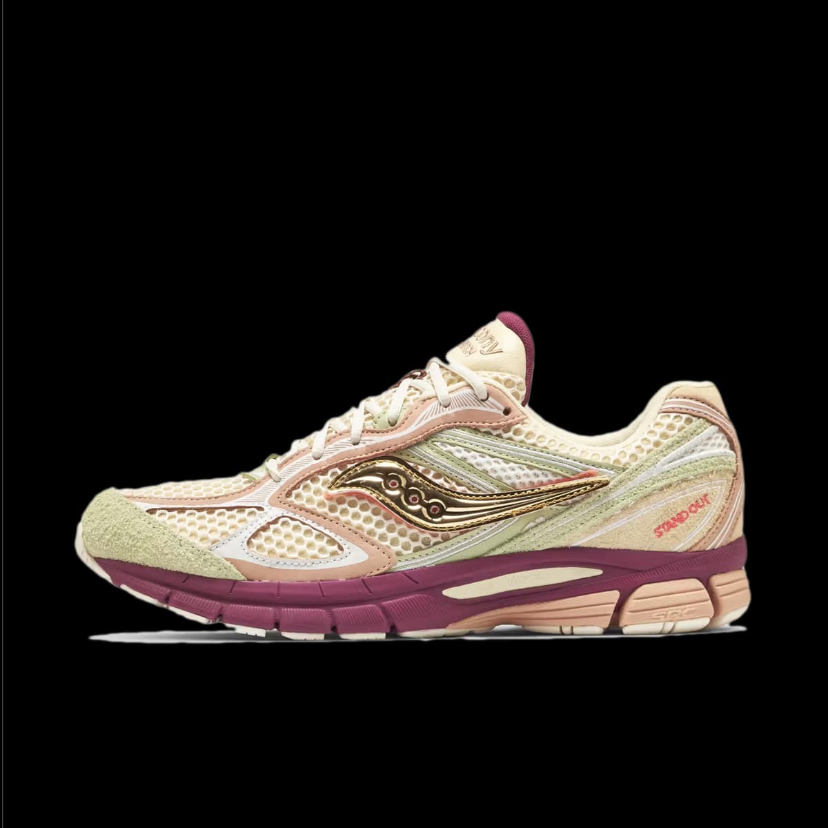 Stan Birch x Saucony Pro Grid Guide 7 'Cream & Mint Purple'