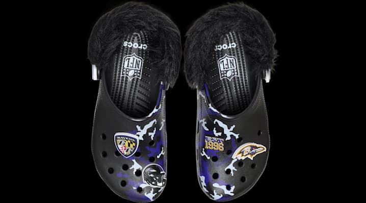 Crocs NFL Baltimore Ravens Classic Clogs 'Multi'