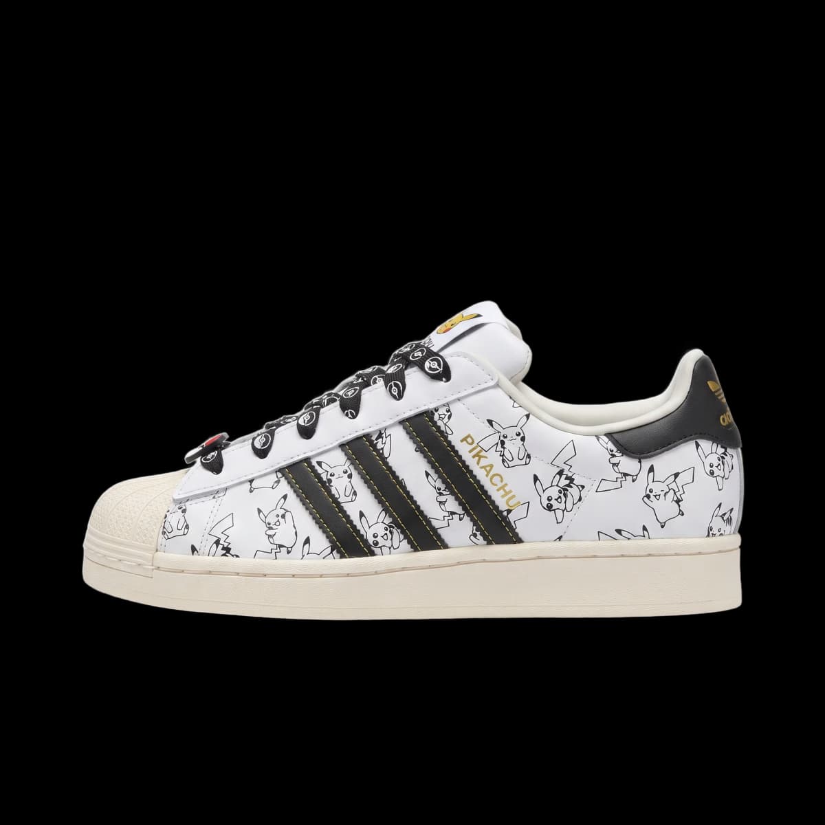 Pokémon x adidas Superstar II 'Pikachu White'