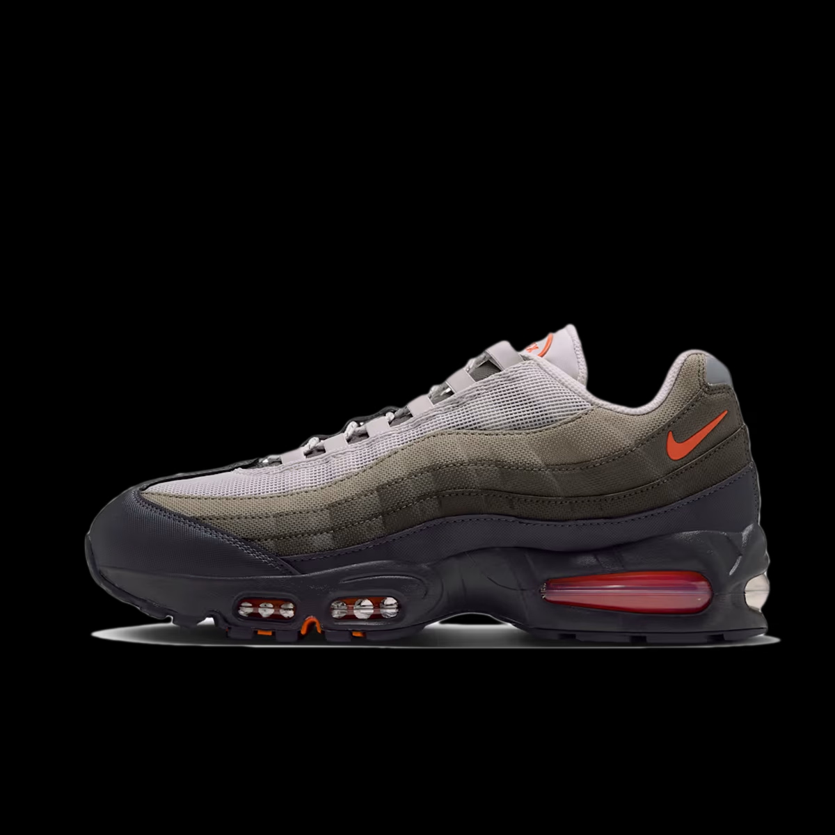 Nike Air Max 95 Big Bubble 'Dark Loden & Safety Orange' IQ7128-003