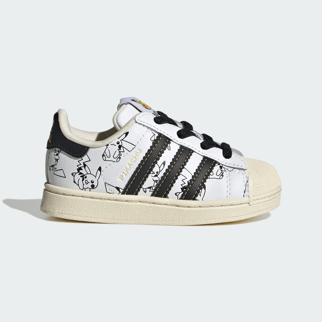 adidas adidas Pokemon Superstar II Elastic Lace 'Cloud White'