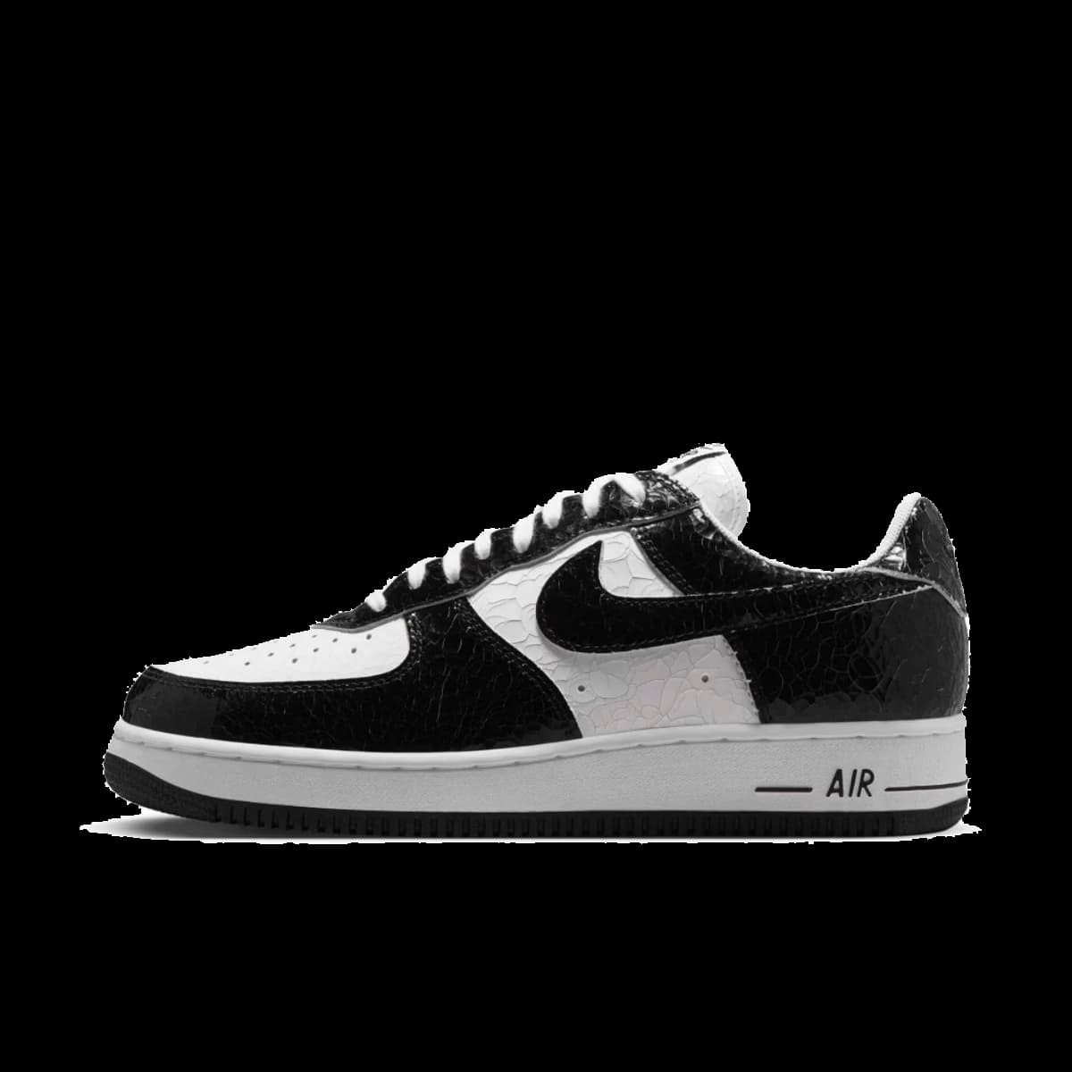 Nike Air Force 1 Low Cracked Leather 'Black'