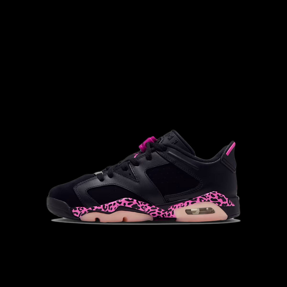Air Jordan 6 Retro Low GS 'Black & Pink Foam' 768878-001