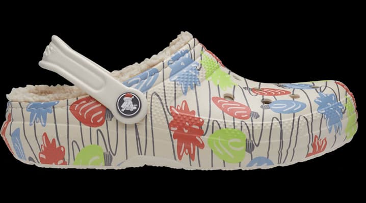 Crocs Classic Lined String Lights Clogs 'Summit White'