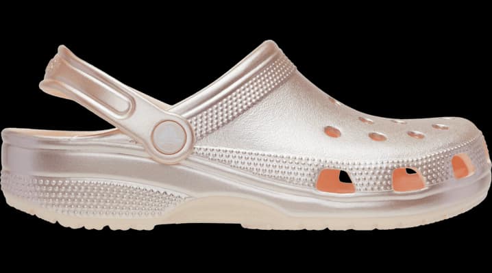 Crocs Classic Tinted Metallic Clogs 'Peach Ice'