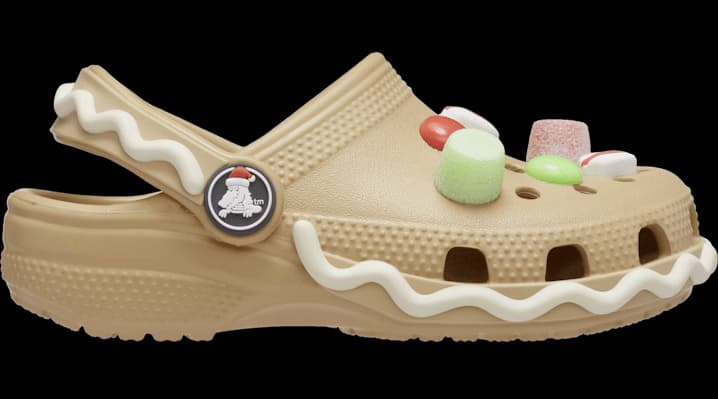 Crocs Toddlers Classic Gingerbread Clogs 'Beige'