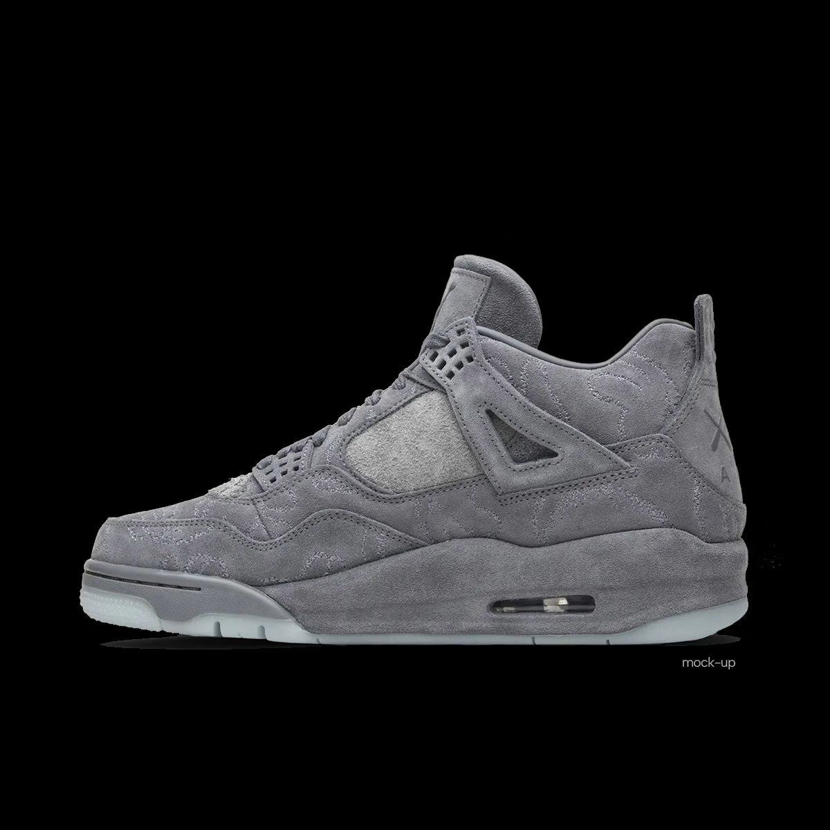 KAWS x Air Jordan 4 'Dark Grey' - 2027 JU4624-002