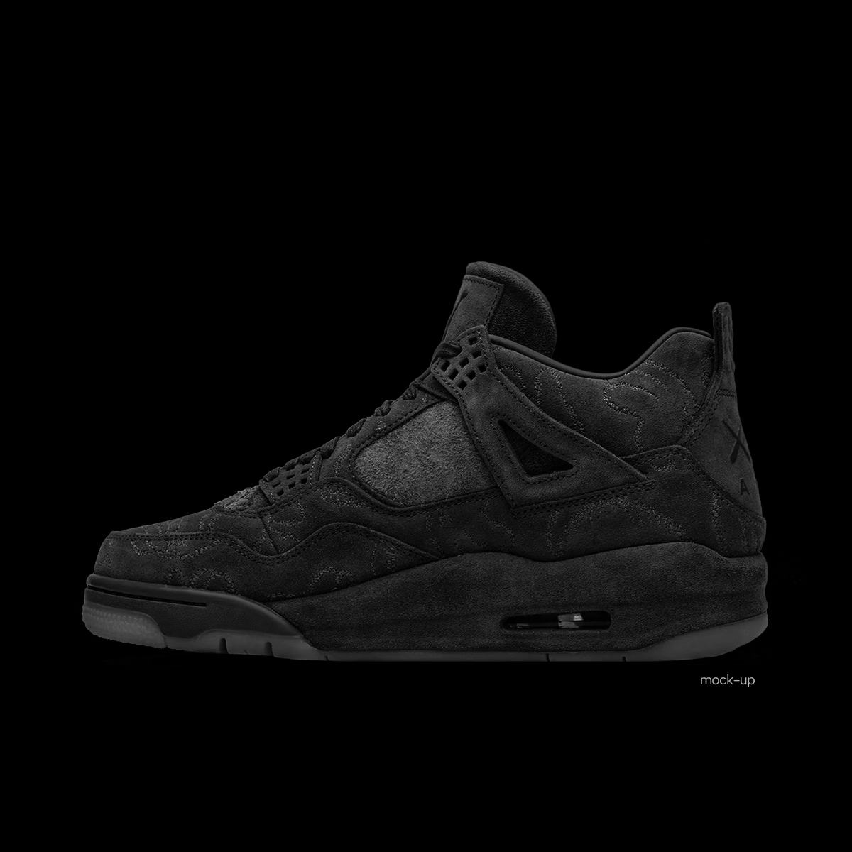 KAWS x Air Jordan 4 'Dark Grey' - 2027 JU4624-002