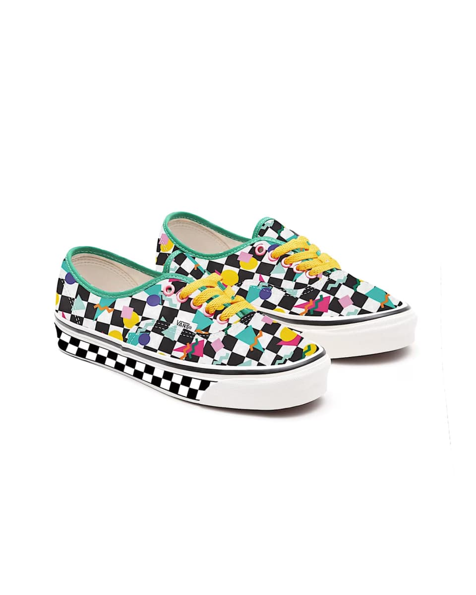 Vans Kids Customs Geometric Checkerboard Authentic Multicolour